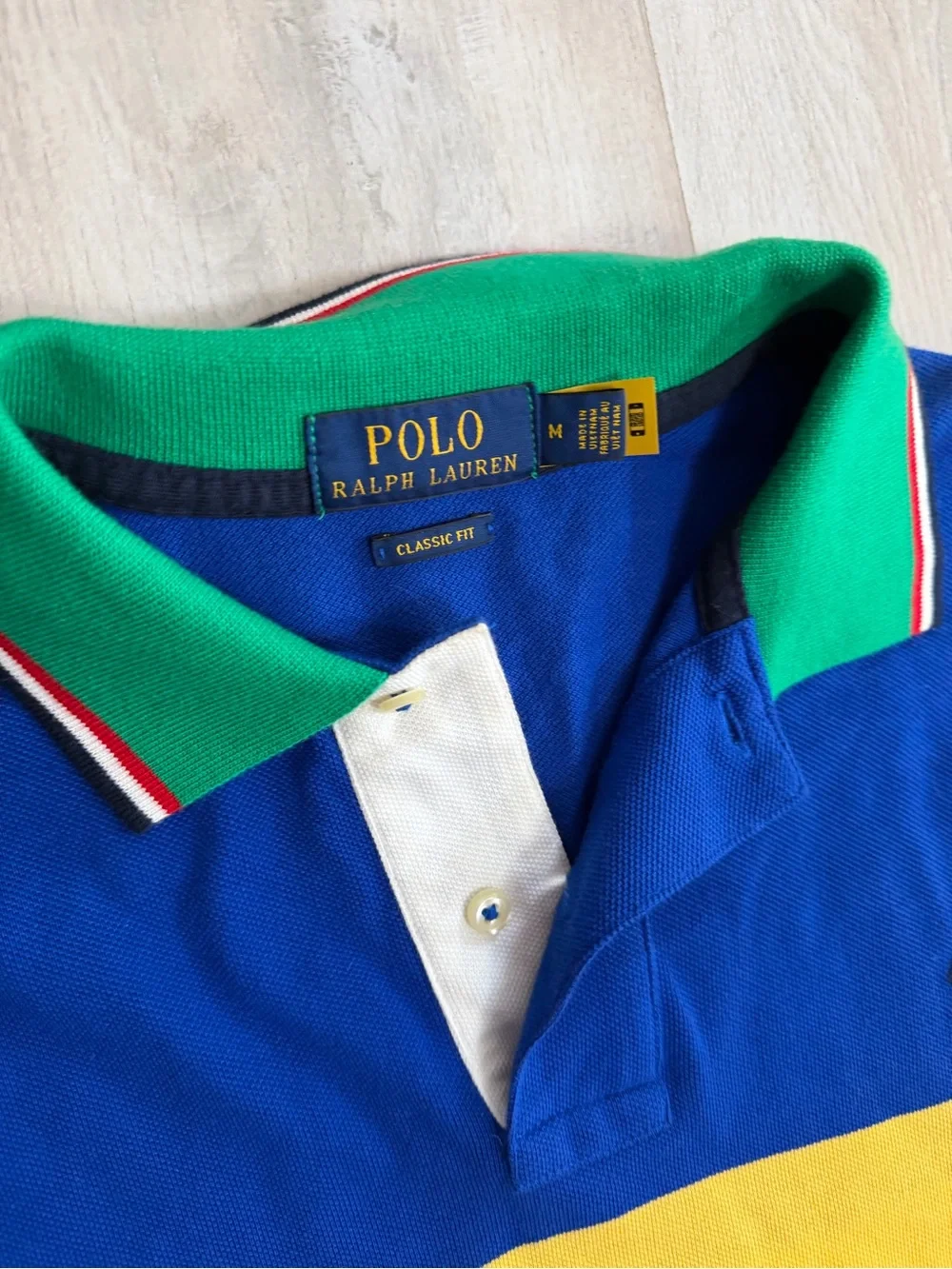 Polo Ralph Lauren Multicolor Striped Polo Shirt - Green/Blue/Red